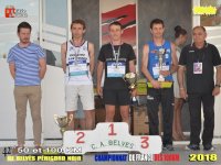 Podium du 100 km 2018