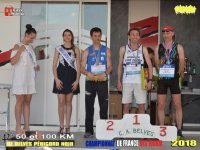 Podium du 100 km 2018