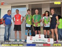 Podium du 100 km 2018