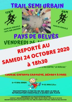 Report du Trail Urbain de Belvès